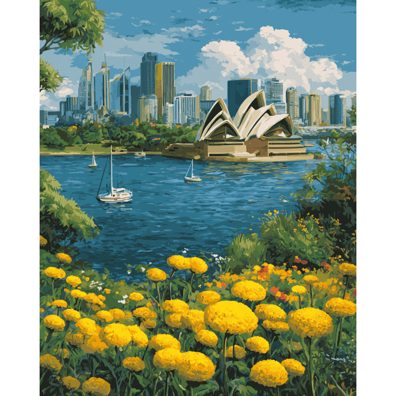 Sydney Opera House | Paint by Number