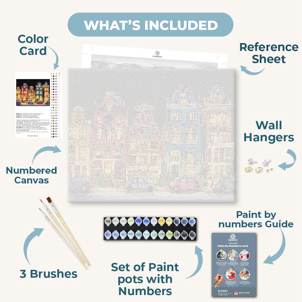 Christmas Eve in Amsterdam | Paint by Number