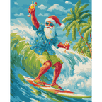 Santa Claus in Australia | Paint by Number