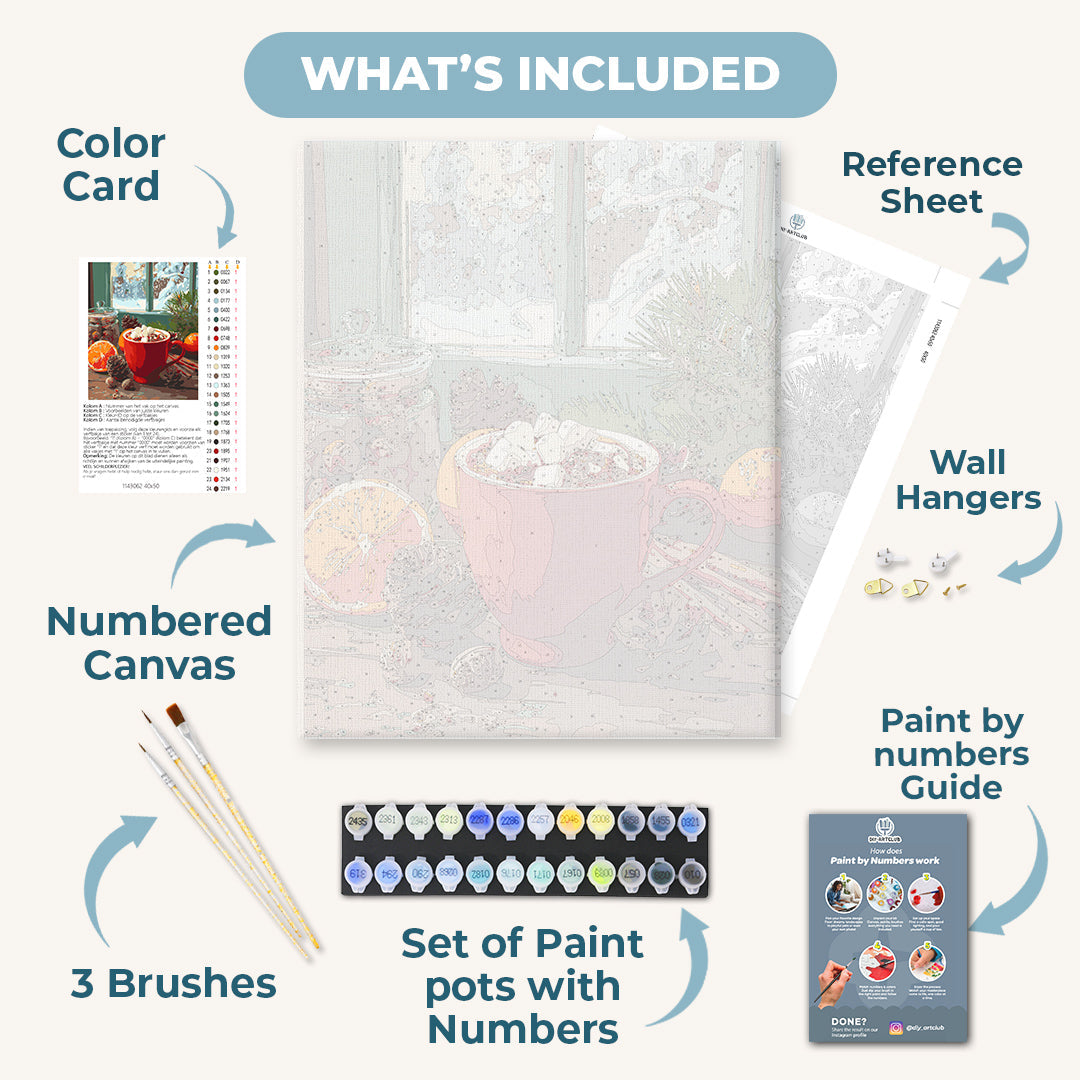 Hot Chocolate Morning | Paint by Number