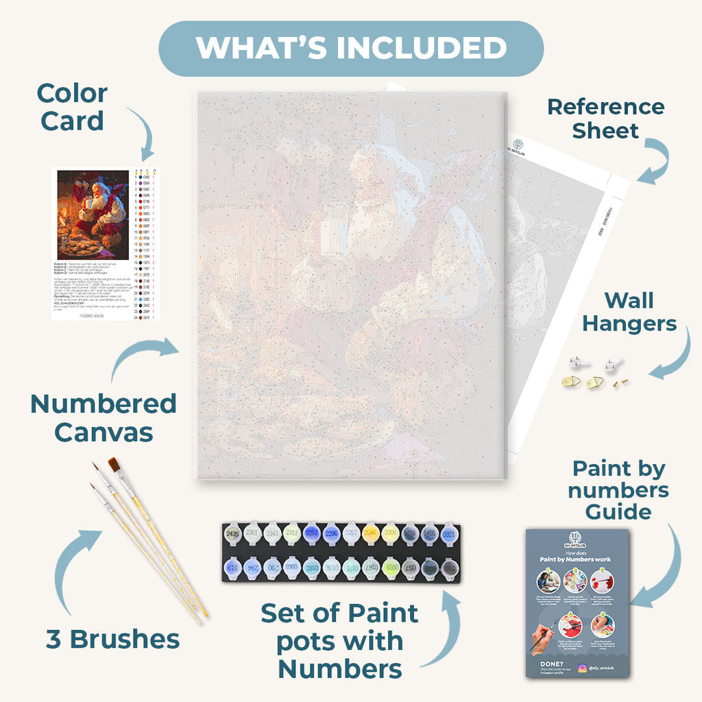 Santa`s break | Paint by Number