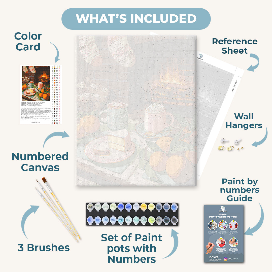 Tangerines aroma | Paint by Number