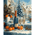 Christmas Champagne | Paint by Number