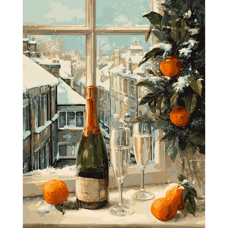 New Year`s morning | Paint by Number