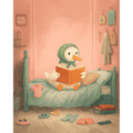 The White Goose in the Bedroom | Paint by Number