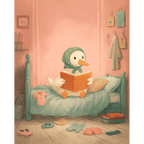 The White Goose in the Bedroom | Paint by Number