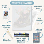 Wildflowers in Boots | Paint by Number