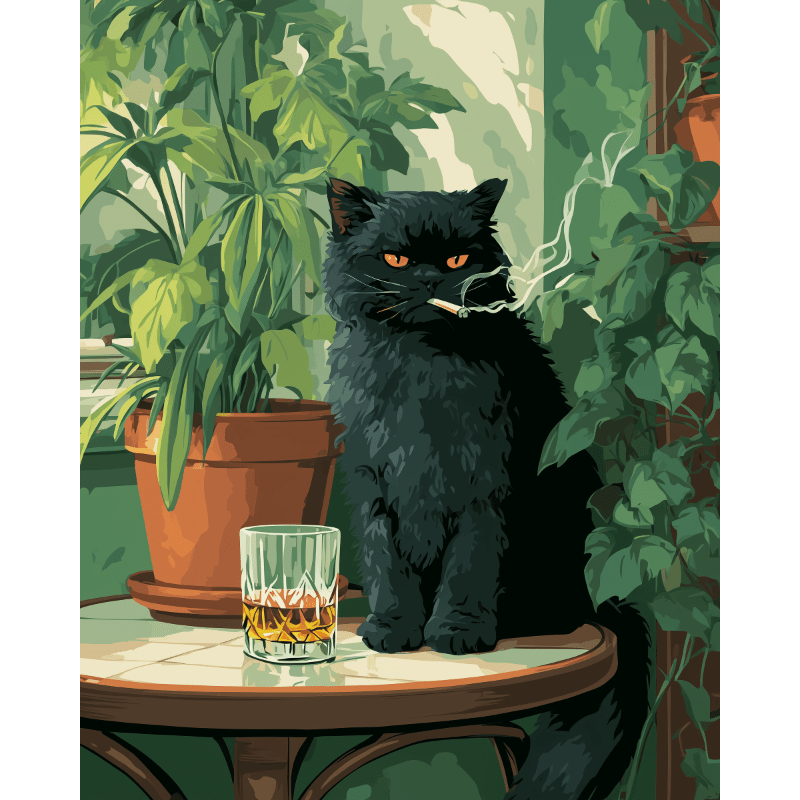 Grumpy cat | Paint by Number