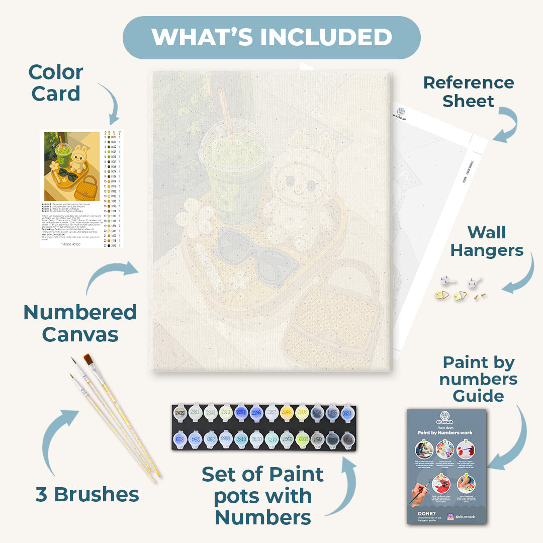 Matcha break | Paint by Number