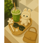 Matcha break | Paint by Number