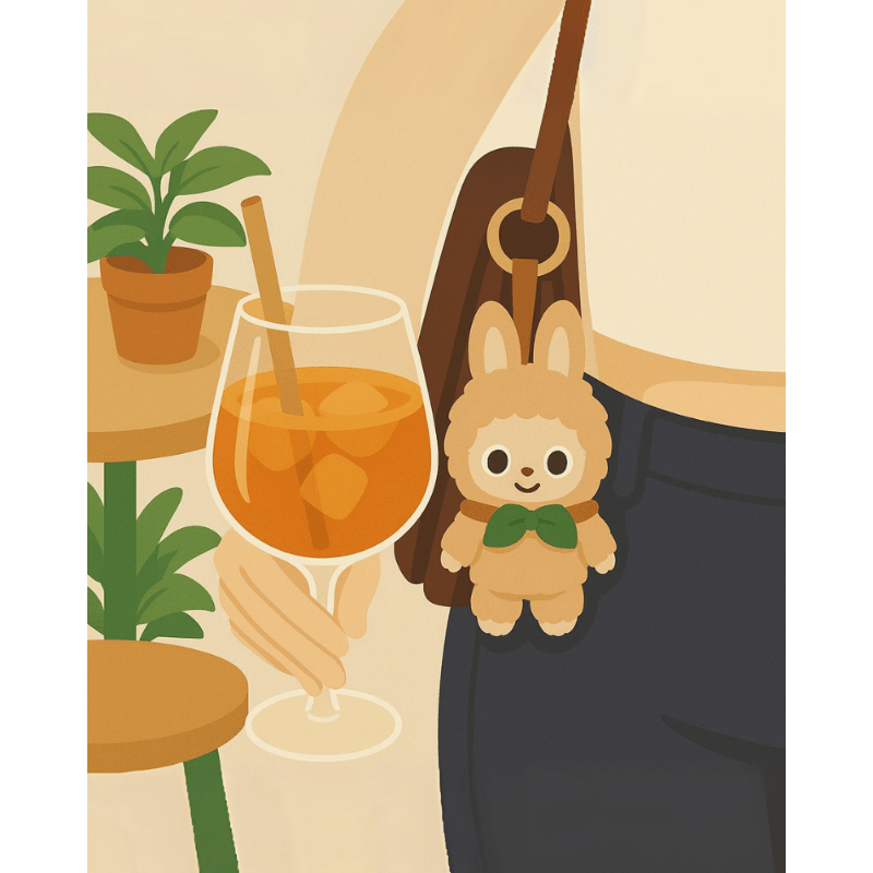 Stylish bag charm | Paint by Number