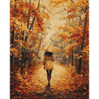 Woman in the forest | Paint by Number