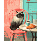 A grumpy morning | Paint by Number