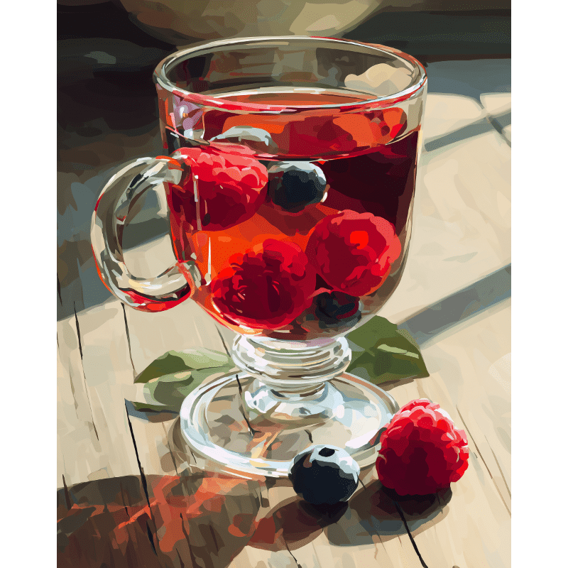 Berry Tea | Paint by Number