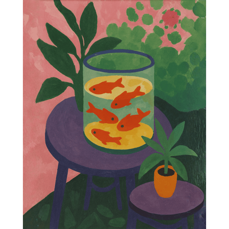 Decorative aquarium | Paint by Number