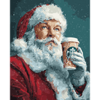Santa`s Latte | Paint by Number