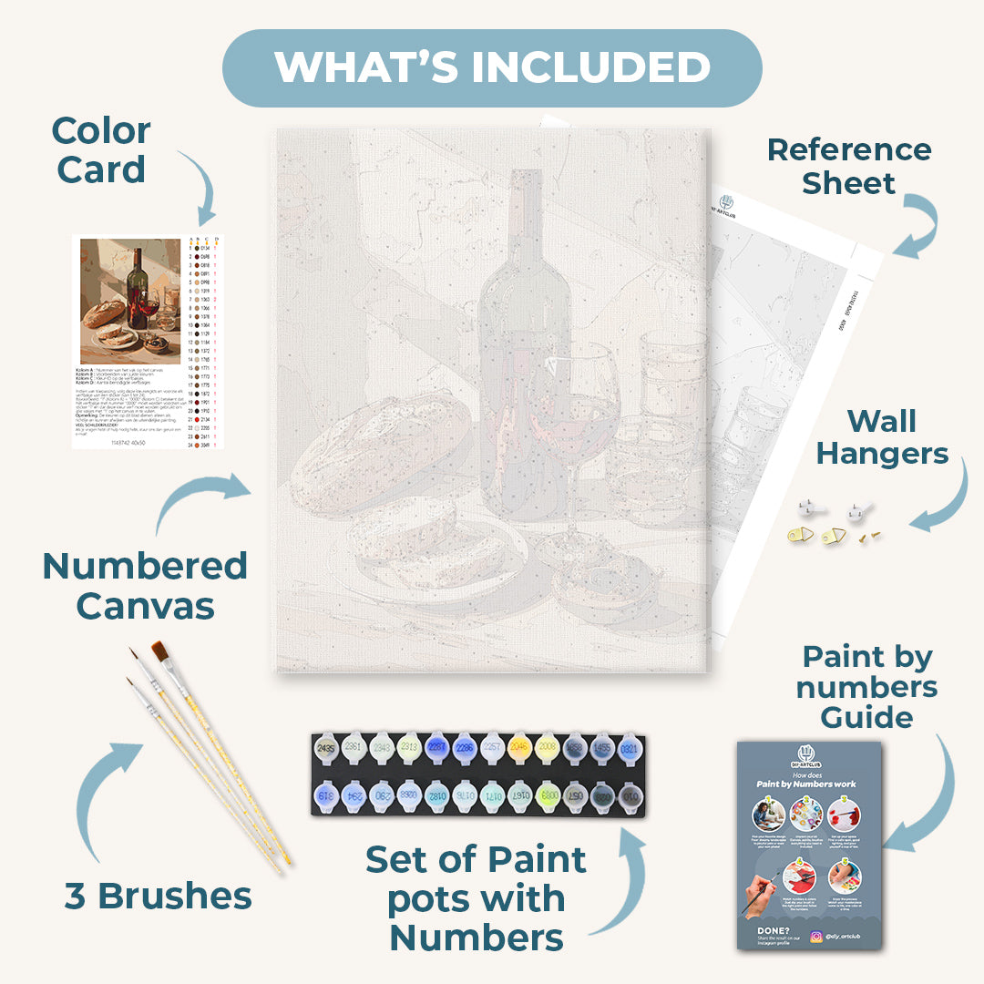 A Taste of Tuscany | Paint by Number