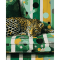 Leopard on sofa | Paint by Number