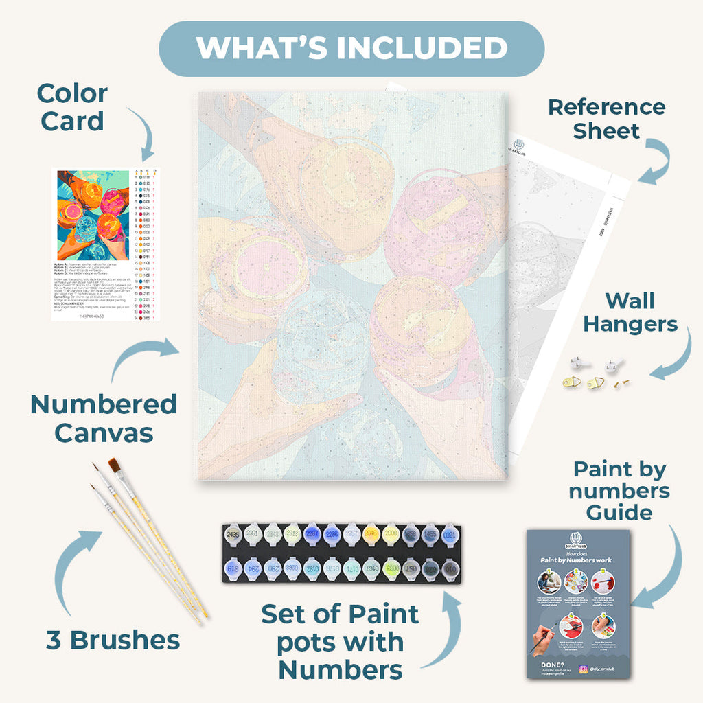 Cheers! | Paint by Number