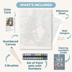 Holiday Gnome | Paint by Number