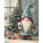 Holiday Gnome | Paint by Number