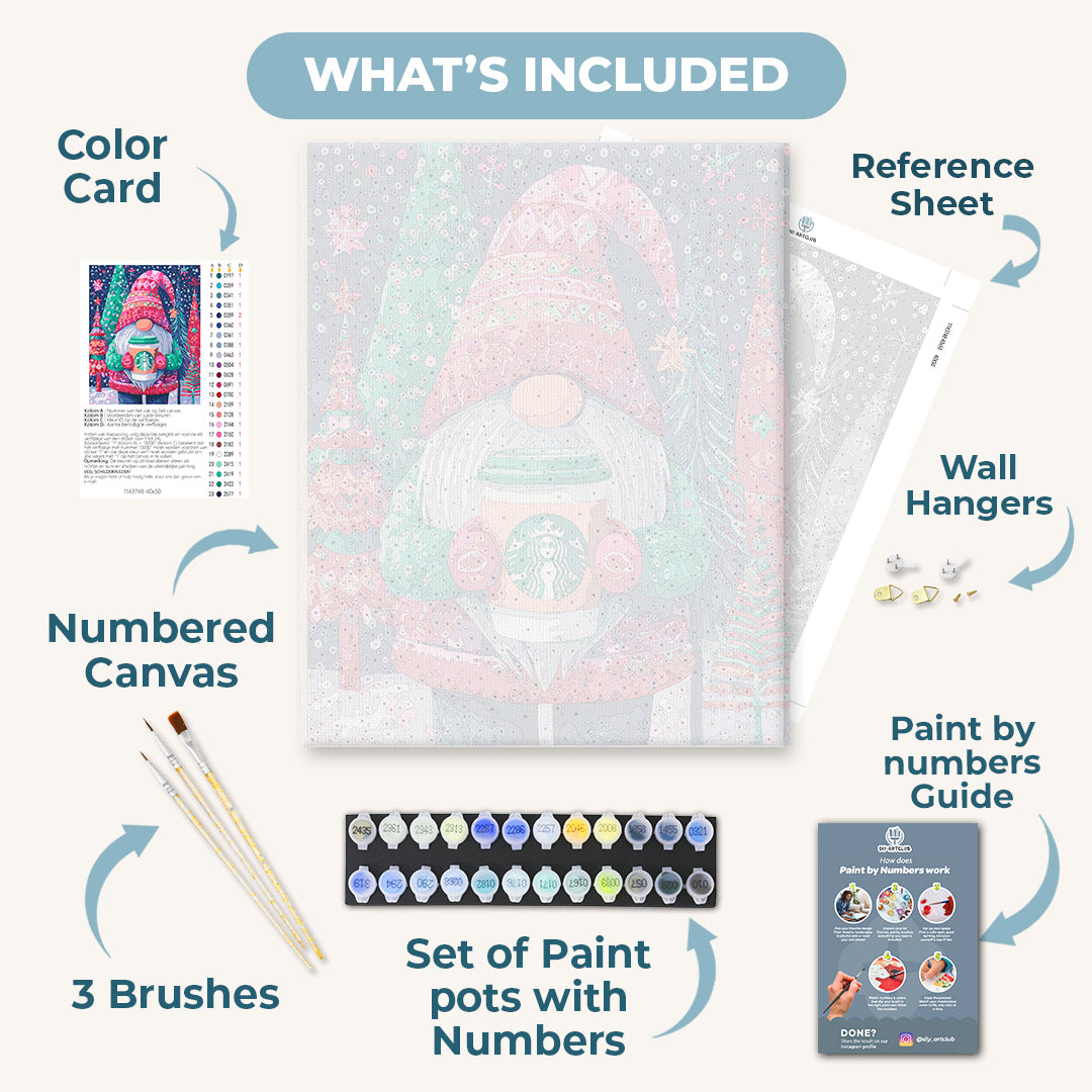 Nordic gnome | Paint by Number