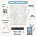 Warm paws | Paint by Number