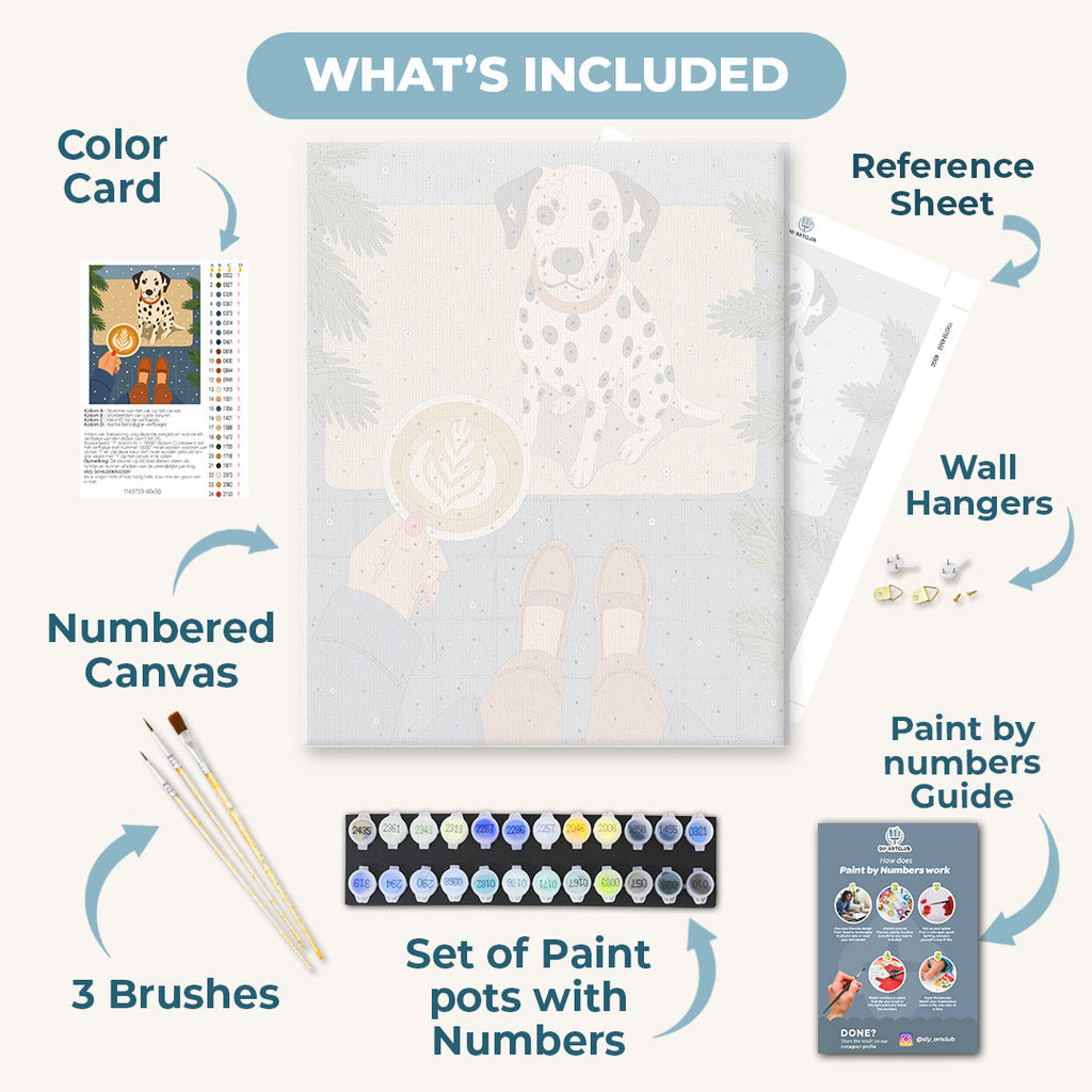 Spotted morning | Paint by Number