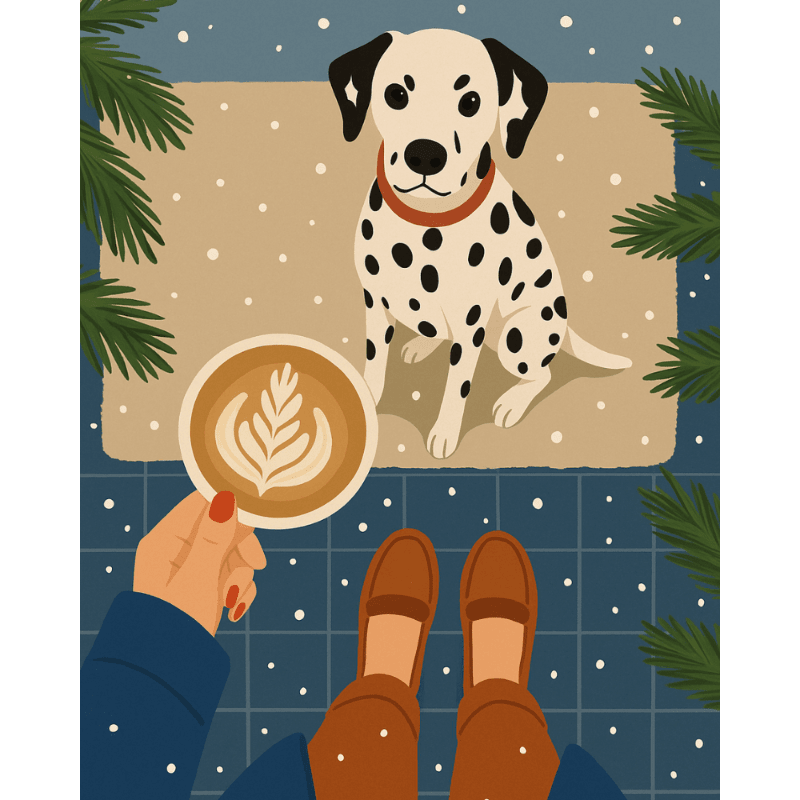 Spotted morning | Paint by Number