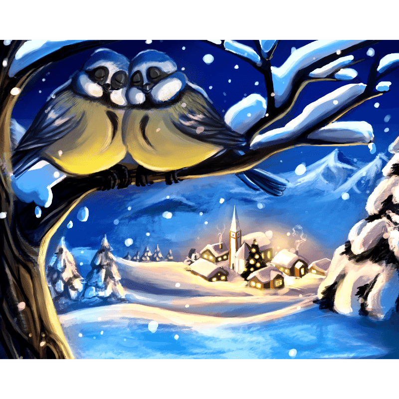 Peaceful Winter time - By Vink