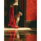 In the Red room | Paint by Number