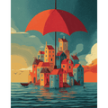 Under umbrella | Paint by Number