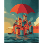 Under umbrella | Paint by Number