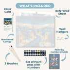 Christmas Eve sunset | Paint by Number