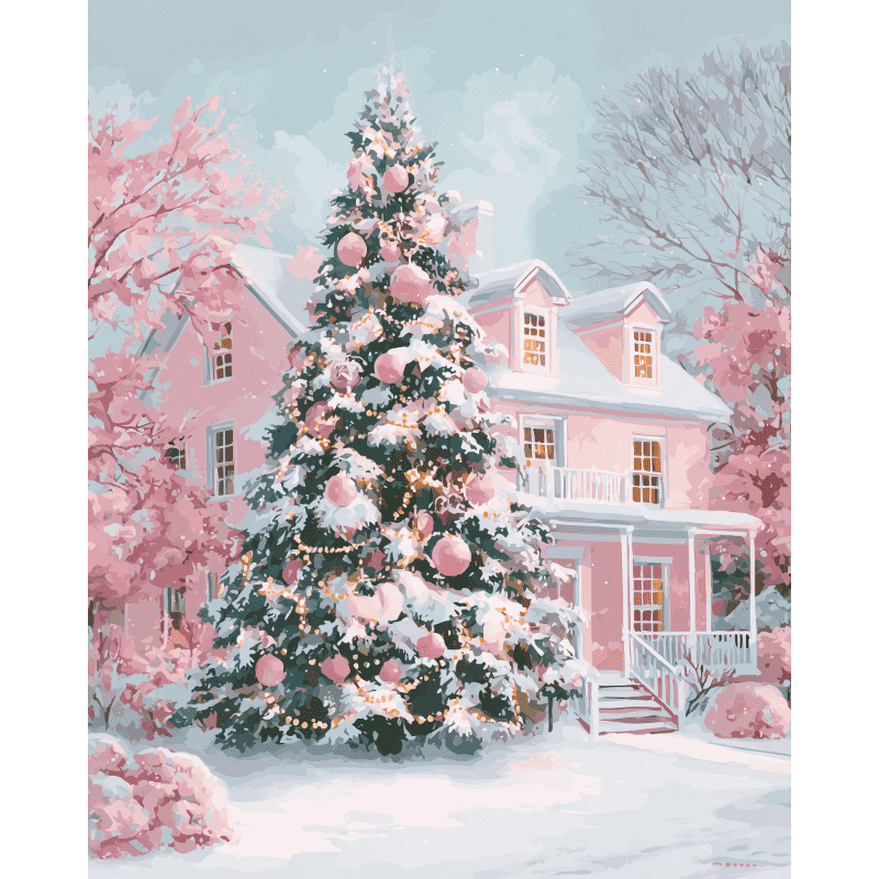 The Pink Noel | Paint by Number