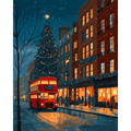 Christmas Eve in London | Paint by Number