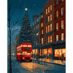 Christmas Eve in London | Paint by Number