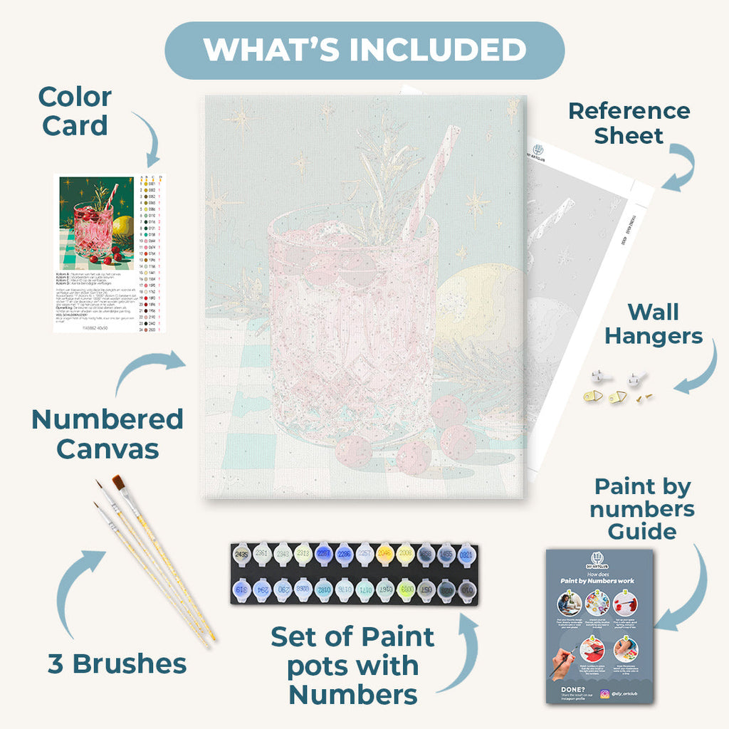 Cranberry Joy | Paint by Number