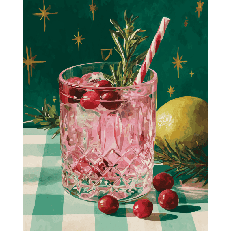Cranberry Joy | Paint by Number