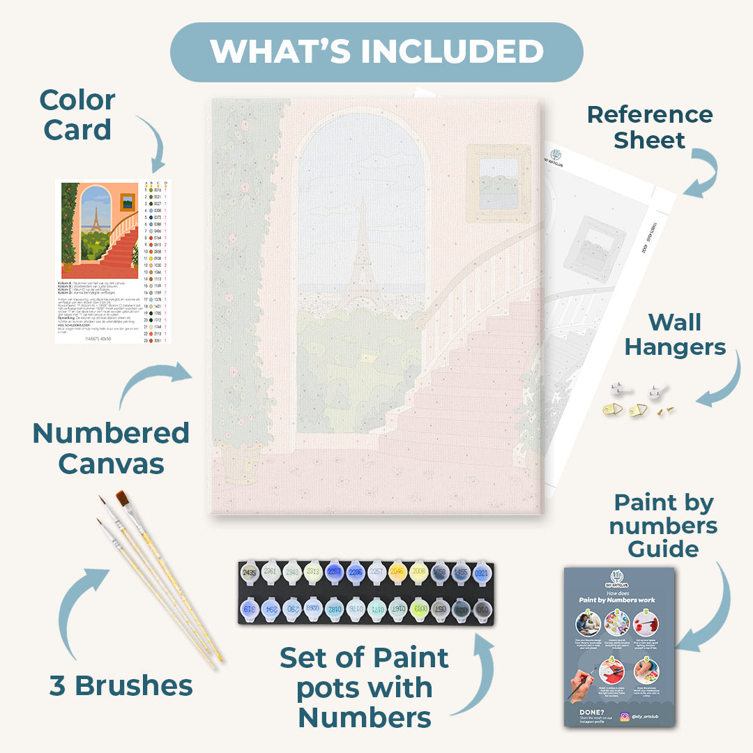 Morning at Montparnasse | Paint by Number