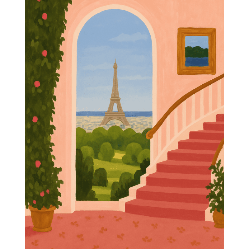 Morning at Montparnasse | Paint by Number