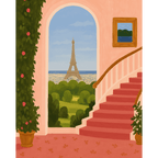 Morning at Montparnasse | Paint by Number