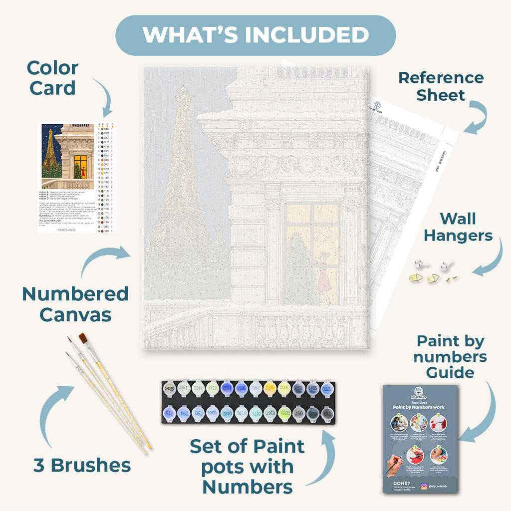 Parisian Eve | Paint by Number