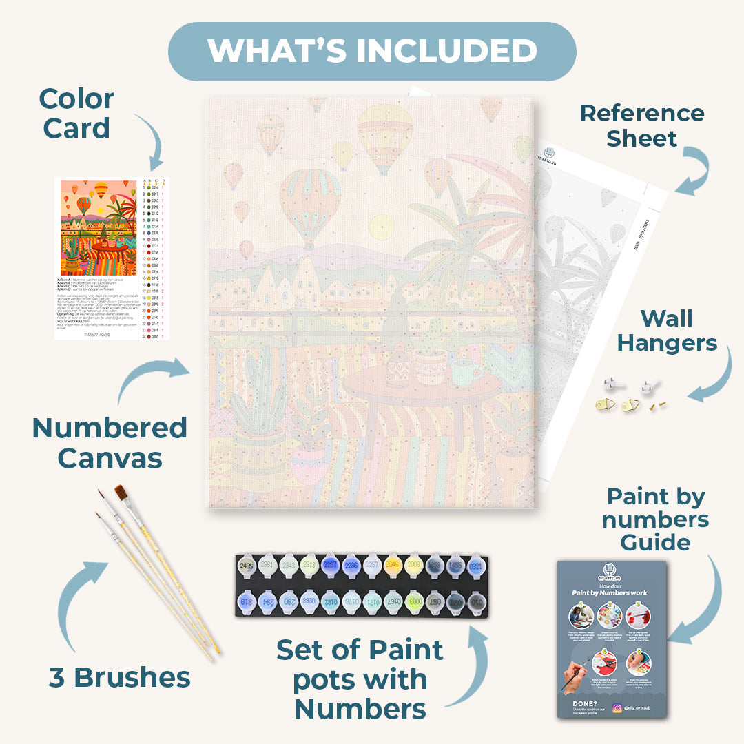 Vivid Cappadocia | Paint by Number