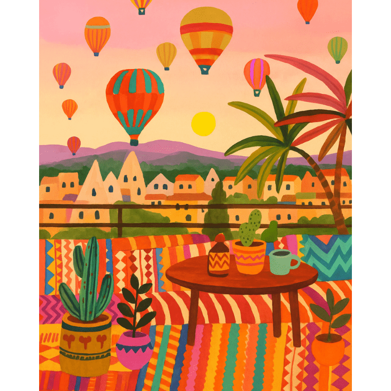Vivid Cappadocia | Paint by Number
