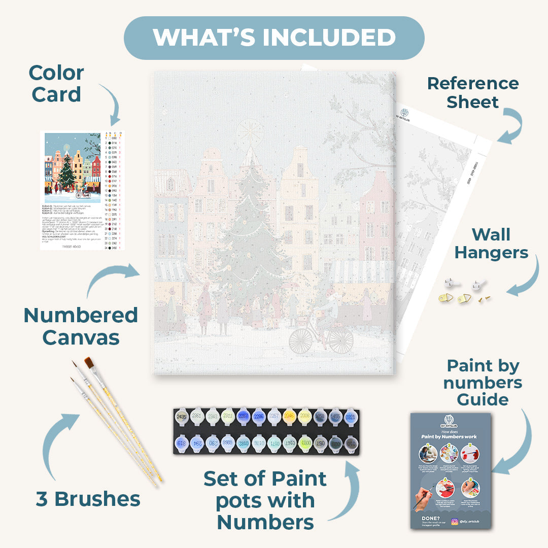 European winter | Paint by Number