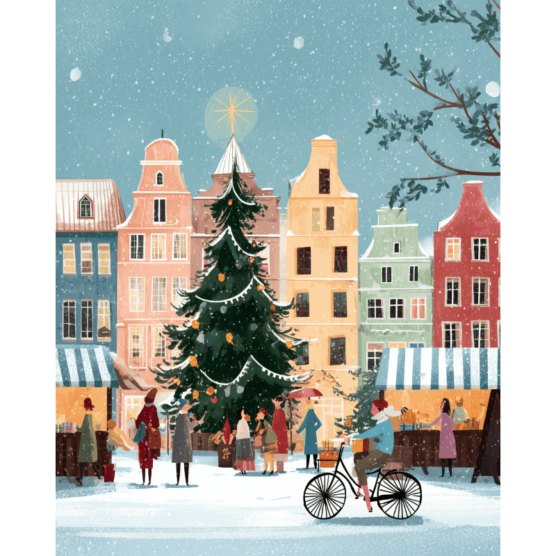 European winter | Paint by Number