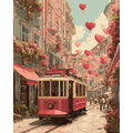 Tram to Love | Paint by Number