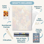 Charming autumn village | Paint by Number