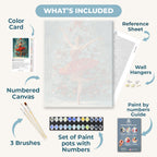 Festive ballerina | Paint by Number